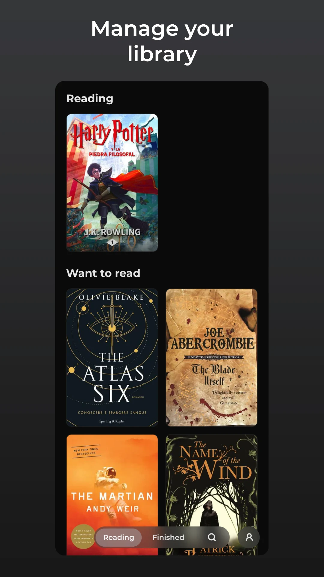 CozyBooks screenshot